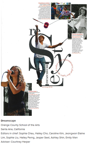 OCSA Dreamscape Yearbook Team earned the coveted Pacemaker Award