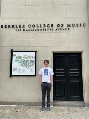 Wyatt Beckley attended the Berklee College of Music’s Summer Aspire program