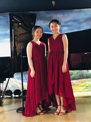 Hazel Vuu and Rachael Vu received first place in the 2021 Golden Classical Music Awards International Competition