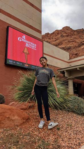 Adrienne Amanda Morrow was cast in "A Christmas Story: The Musical"