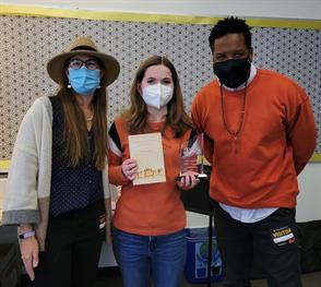 Elora Sparnicht won the 2022 OC Poetry Out Loud competition