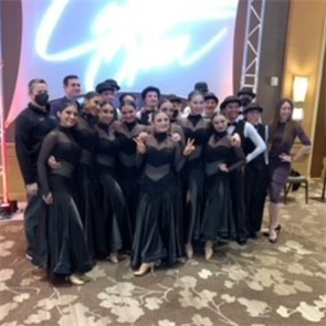 OCSA students from the Ballroom Dance Conservatory participated in the 2022 California Open DanceSport competition