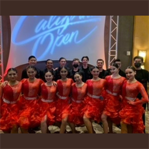 OCSA students from the Ballroom Dance Conservatory participated in the 2022 California Open DanceSport competition