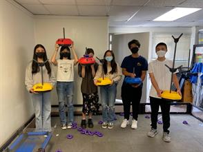 The OCSA VEX Robotics Team won their last three matches and finished 23rd at the 2022 Southern California VRC High School State Championship