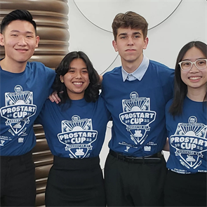 OCSA students competed in the ProStart Cup Culinary Competition among the top 16 teams from Southern California and won multiple awards