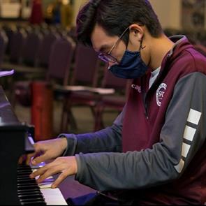 Nathan Tatsuta was selected to participate in the 2022 NEA/Herbie Hancock Institute’s National All-Star Peer-to-Peer Jazz Quintet, one of the most educative and prestigious programs in jazz education