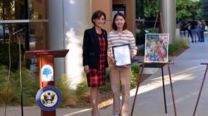 Doyeon (Jennifer) Kim was named the winner of the 2022 CA-39 Congressional Art Competition