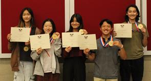 OCSA students, as a part of Empowering Arts (eA), a nonprofit founded by Hannah Cho, were awarded the President's Volunteer Service Gold Award