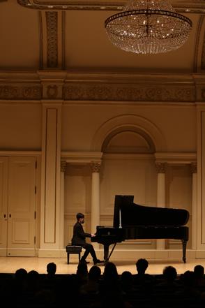 William Jin was invited to perform in Winners' Recitals at Carnegie Hall and Merkin Concert Hall in New York City