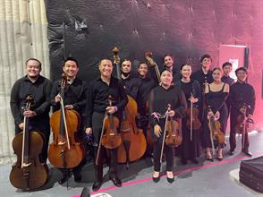 OCSA Strings & Orchestra students, alumni, as well as Program Coordinator Dr. Nicolaus Yee, performed in the season finale of “The Masked Singer” alongside the final act