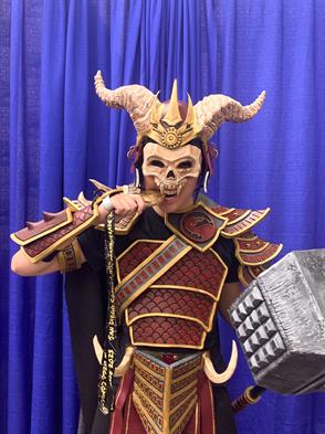 Jenny Wang won First Place in the Youth Division at the 2023 International Comic-Con Masquerade Contest