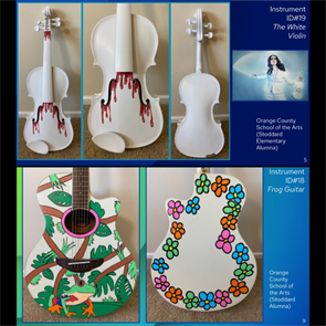 Zoe Harrison Creates Yamaha Instrument Art