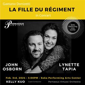 OCSA Classical Voice (CV) students performed selections from Gaetano Donizetti’s La Fille du Régiment at the Soka Performing Arts Center