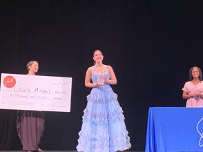 Lilliana Mindel won the Schmidt Vocal Competition National Award after advancing from Regionals