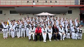 OCSA Taekwondo students successfully tested to higher level belts in April