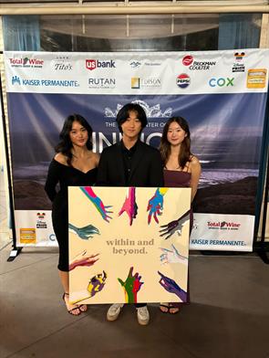 Luke Shin, Ella Tran, and Olivia Yun were featured at the LGBTQ Center of OC’s annual Gala