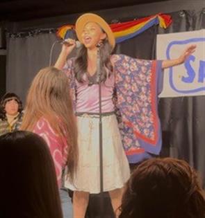 Miley Jane Gavarrete was cast as Midge Mahoney at the Yorba Linda Spotlight Theater Company’s production of “The 25th Annual Putnam County Spelling Bee”