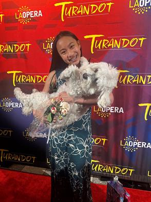 Ava Villacorta performed in the LA Opera’s run of Giacomo Puccini’s “Turandot” at the Dorothy Chandler Pavilion in Downtown Los Angeles