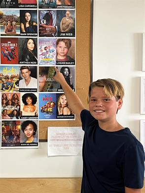 Logan Bailey continued his role as Pandy Paws in the 10th season of Dreamworks’ “Gabby’s Dollhouse”