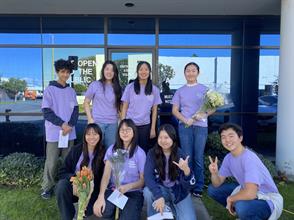 Rebecca Yang, President of the Read to Respond Club, led multiple students in a volunteer event at Mary’s Kitchen, a local food kitchen