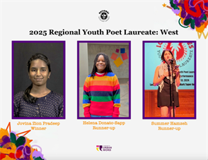 Helena Donato-Sapp was awarded Runner Up for the 2025 Urban Word Western Regional Youth Poet Laureate position