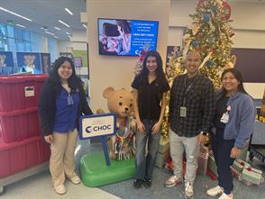 Sonali Dhanidina and Emily Wen organized holiday donation drives with California State University, Fullerton and the National Honors Society for the Children's Hospital of Orange County