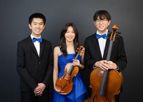 Alex Hwang, Audrey Lee, and Sterling Tran won First Place at the prestigious Music Teachers’ Association of California VOCE Ensemble competition as The Junior Chamber Music Honors Piano Trio and were invited to perform at the MTAC Convention