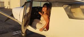 Elle Scord took part in John Wayne Airport’s OC Flight Lessons, where student pilots learn how to operate aircrafts to help prepare them for potential careers in aviation