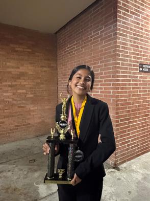 Sofia Patel competed at the Jack Howe Memorial Speech and Debate Tournament
