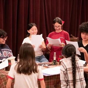 Yunah Choi played the role of Belinda Cratchit in “A Christmas Carol”