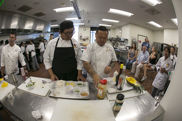 Chef Tila and OCSA Student