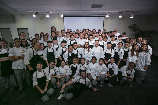 OCSA Students and Chef Jet Tila